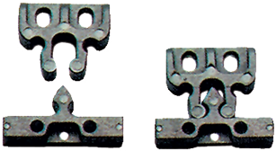 Kunststof kast-/deursluiting, zwart - 9004330z - 9004330/Z