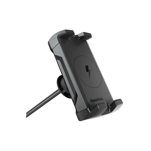 AquaAmp 510-SS Verticale slanke klemhouder, 10W Qi, geen magneet - 900711324 - 900711324