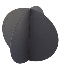 Kunststof Ankerbal, &Oslash;350mm, zwart - 9008005 1 - 9008005