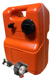 Brandstoftank Kunststof 24l, 460x340x230mm incl. Tankdop met meter - 9008027 - 9008027