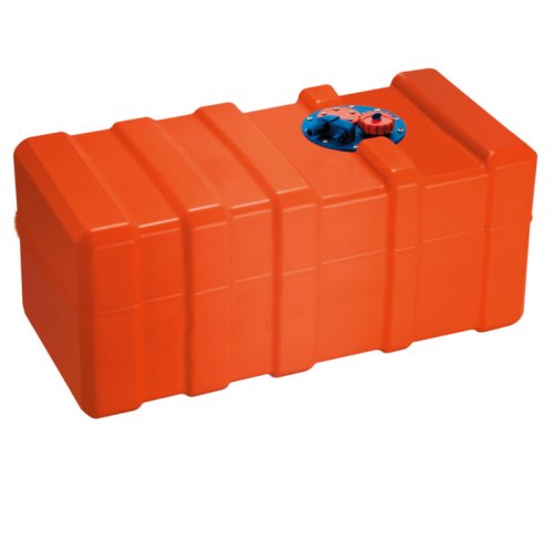 Kunststof inbouw brandstoftank 140l, 1100x400x400mm met flensplaat - 9008140 1 - 9008140