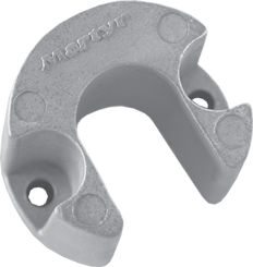 Aluminium anode Mercruiser/Sterndrive Bravo 1/2/3 (Gen II), Lift-Ram Horseshoe (OEM 806190) - 9017010a - 9017010A