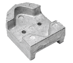 Aluminium anode Mercruiser/Sterndrive Bravo 2, REF: 43994 (OEM 821631) - 9017014a - 9017014A