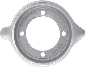 Magnesium anode Volvo Penta saildrive, ring 4-gats voor S-130 (OEM 875812) - 9017042m - 9017042M