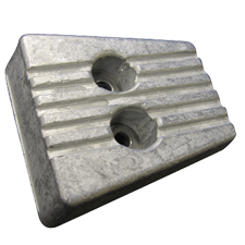 Magnesium anode Volvo Penta sterndrive, transom shield voor SXA/DPS (OEM 3841427) - 9017046m - 9017046M