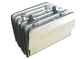 Aluminium anode Volvo Penta sterndrive, HP transom shield voor SXA/DP-X (OEM 873395) - 9017048a - 9017048A