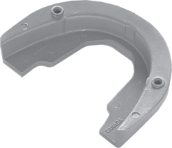Aluminium anode OMC/Sterndrive, Horse Shoe (OEM 983494) - 9017065a - 9017065A
