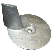 Aluminium anode Mercury/Mariner/Force/Honda outboard, Skeg (OEM 41107ZV500) - 9017122a - 9017122A