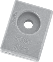 Zink anode Suzuki outboard, small block (OEM 55320-95310) - 9017132 - 9017132