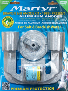 Aluminium anode kit, Bravo-2 & 3 ?1989 - 9017502a - 9017502A