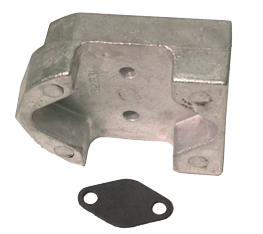 Navalloy Mercury Anode; Gimbal Housing Block - 9017667a 1 - 9017667A