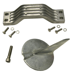 Yamaha 200-250hp, 4 stroke Navalloy anode kit - 9017690a - 9017690A
