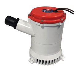 Heavy Duty bilgepomp 135l/min, 24V, 4.5A, &Oslash;32+38mm-slangaansluiting - 9018435 - 9018435