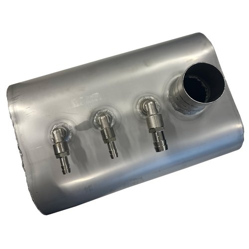 Kraftstofftank Niro 21l, 300x200x350mm Mit Geschwei&szlig;te Fittings - 9020002 1 1 - 9020002
