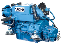 Sol&eacute; Mini 44 Scheepsdieselmotor met Technodrive keerkoppeling TMC60P, R=2.00:1 - 9022042 1 - 9022042