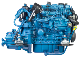 Sol&eacute; Scheepsdieselmotor Mini 44 met Technodrive keerkoppeling TM345, R=2.47:1 - 9022144 3 - 9022144