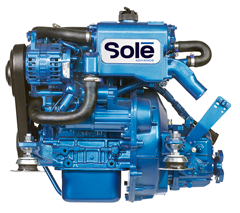 Sol&eacute; Scheepsdieselmotor Mini 17/SD met Technodrive SeaProp saildrive, R=2.15:1 - 9022162 2 - 9022162