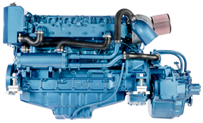 Sol&eacute; Scheepsdieselmotor SDZ 205 TURBO met Technodrive keerkoppeling TM265, R=2.82:1 - 9022273 3 - 9022273