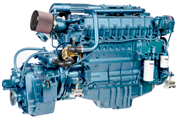 Sol&eacute; Scheepsdieselmotor SDZ 280 TURBO & intercooler, met Technodrive keerkoppeling TM265, R=2.09:1 - 9022282 2 1 - 9022282