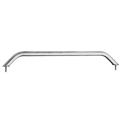 RVS Handreling met M8-draadeinden, &Oslash;22mm, H=55mm, L=300mm - 9024300 - 9024300