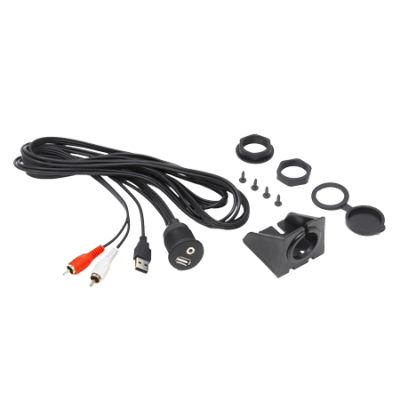 Hertz Hma USB Aux In - Waterdichte aansluiting met USB en 3,5 mm jack - 9025106 - 9025106