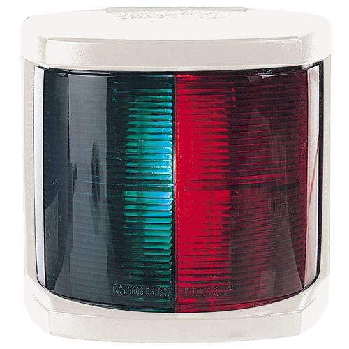 Hella Serie 2984 2-Farbenlaterne, 12v/2x25w, 2x112,5&deg;, Bsh-2nm, Ip55, Wei&szlig;es Geh&auml;use, Rote/Gr&uuml;ne Linse - 9041208 - 9041208