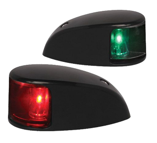 Hella Set Starboard/Port Navigation Lights, 2nm, Naviled Ip67, Black Housing - 9041377 - 9041377