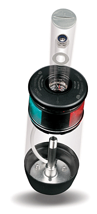 Hella Naviled Trio Led 3-Color Light (& Anchor Light), 9-28v, 2x112,5&deg;/1x135&deg; & 1x360&deg; - 9041440 2 - 9041440