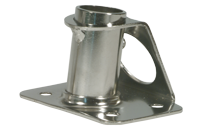 RVS scepterpot 85&deg;, voetplaat L=65mm, B=70-90mm, &Oslash;25mm - 9042185 - 9042185