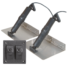 Elektrisches Trimmklappensystem, 9"X24", 12v (Boot 26'-40'/8-12m) - 90470924 - 90470924