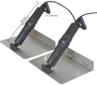 Elektrische trim tab set 12"x12" met Automatic Leveling Control; 1 stuurstand - 90471212alc1 2 - 90471212/ALC1