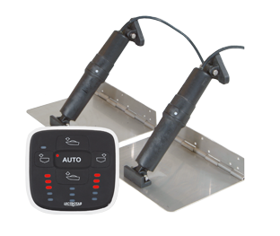 Elektrische trim tab set 12"x42" met Automatic Leveling Control; 1 stuurstand - 90471242alc1 - 90471242/ALC1