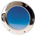 RVS patrijspoort, &Oslash;190mm, vast model met gehard glas, gatmaat &Oslash;141mm - 9048990 - 9048990