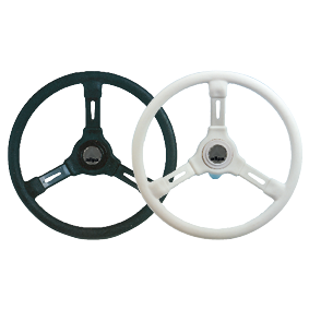 Seastar Steuerrad Riviera Schwarz, &Oslash;350mm, Tiefe 117,3mm - 9062100 2 1 - 9062100