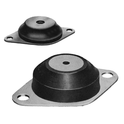 Trillingsdemper, 45&deg; shore, inwendige draad M6, afm. 59x35x12mm, max. 120N (hardheid 75N/mm) - 9063097 1 - 9063097