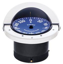 Ritchie Kompas model 'Supersport SS-2000W', 12V, inbouwkompas, roos &Oslash;114,3mm/5&deg;, wit - 9067024 - 9067024