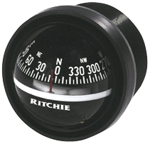 Ritchie Kompas model 'Explorer V-57.2', 12V, dashboardkompas, roos &Oslash;69,9mm/5&deg;, zwart - 9067030 - 9067030