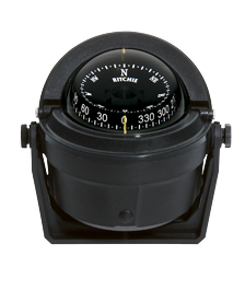 Ritchie beugelkompas model 'Voyager B-81, 12V, roos &Oslash;76,2mm/5&deg;, zwart, Wheelmark - 9067051 - 9067051