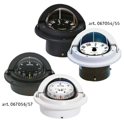 Ritchie Kompas model 'Voyager F-82W', 12V, inbouwkompas, roos &Oslash;76,2mm/5&deg;, wit - 9067055 1 - 9067055
