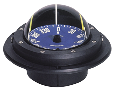Ritchie Kompas model 'Voyager RU-90', inbouwkompas, roos &Oslash;76,2mm/5&deg;, zwart - 9067058 - 9067058