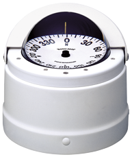 Ritchie Kompas model 'Navigator DNW-200', opbouwkompas, 12V, roos &Oslash;114,3mm/5&deg;, wit - 9067092 - 9067092