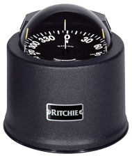 Ritchie Kompas model 'Globemaster SP-5-B', 12/24/32V, opbouw, &Oslash;127mm/2 of 5&deg;, zwart (motor & zeil) - 9067350 - 9067350