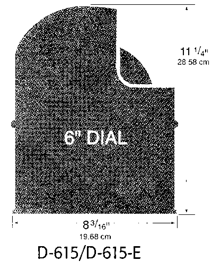 Ritchie Kompas model 'Globemaster D-615-EB', 12/24/32V, opbouw, &Oslash;152,4mm/2 of 5&deg;, zwart (zeil) - 9067397 1 - 9067397