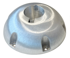 Springfield runder Stuhlfu&szlig; 9" (229mm) aus Aluminium f&uuml;r "Taper-Lock" Serie - Aufbaumontage - 9069162 1 - 9069162