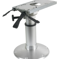 Aluminium mainstay 'Heavy Duty' stoelpoot (360&deg; draaibaar + lock) H=381-508mm, voet &Oslash;305mm - 9069191a 1 - 9069191A