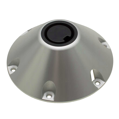Flush-Mount Aluminium Base 9" Satin - 9069431 - 9069431