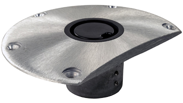 Flat Left Sided Aluminium Base Satin - 9069432 1 - 9069432