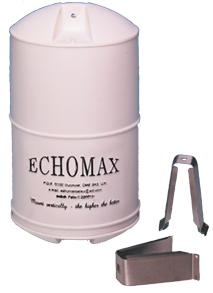 Echomax EM230 midi radarreflector met RVS mastbeugels, wit - 9070411 - 9070411