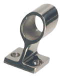 RVS Railinghouder 60&deg;, &Oslash;25,4mm, H=56mm - 9072211 - 9072211