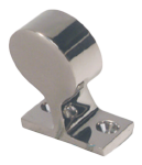 RVS Railingeindstuk 120&deg;, &Oslash;22,25mm, H=49mm - 9072215 - 9072215